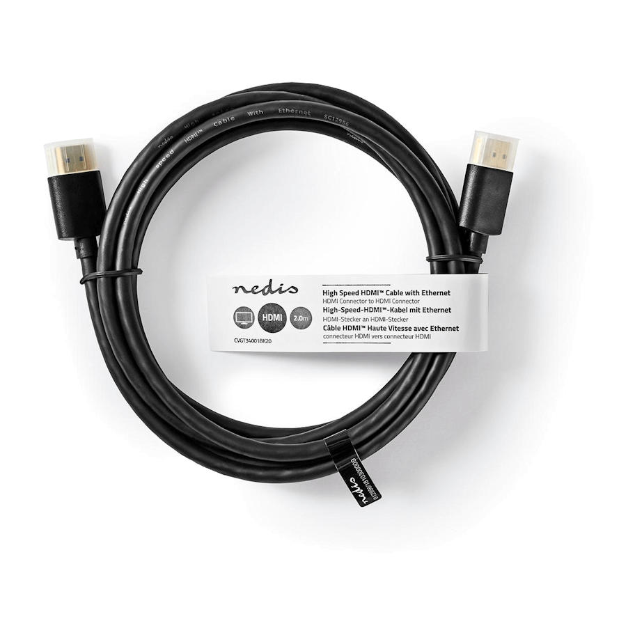 Nedis CVGT34001BK20