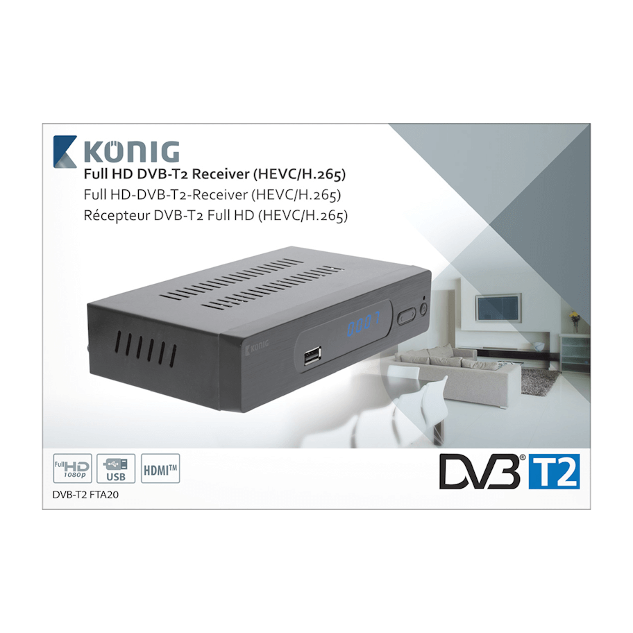 König DVB-T2 FTA20