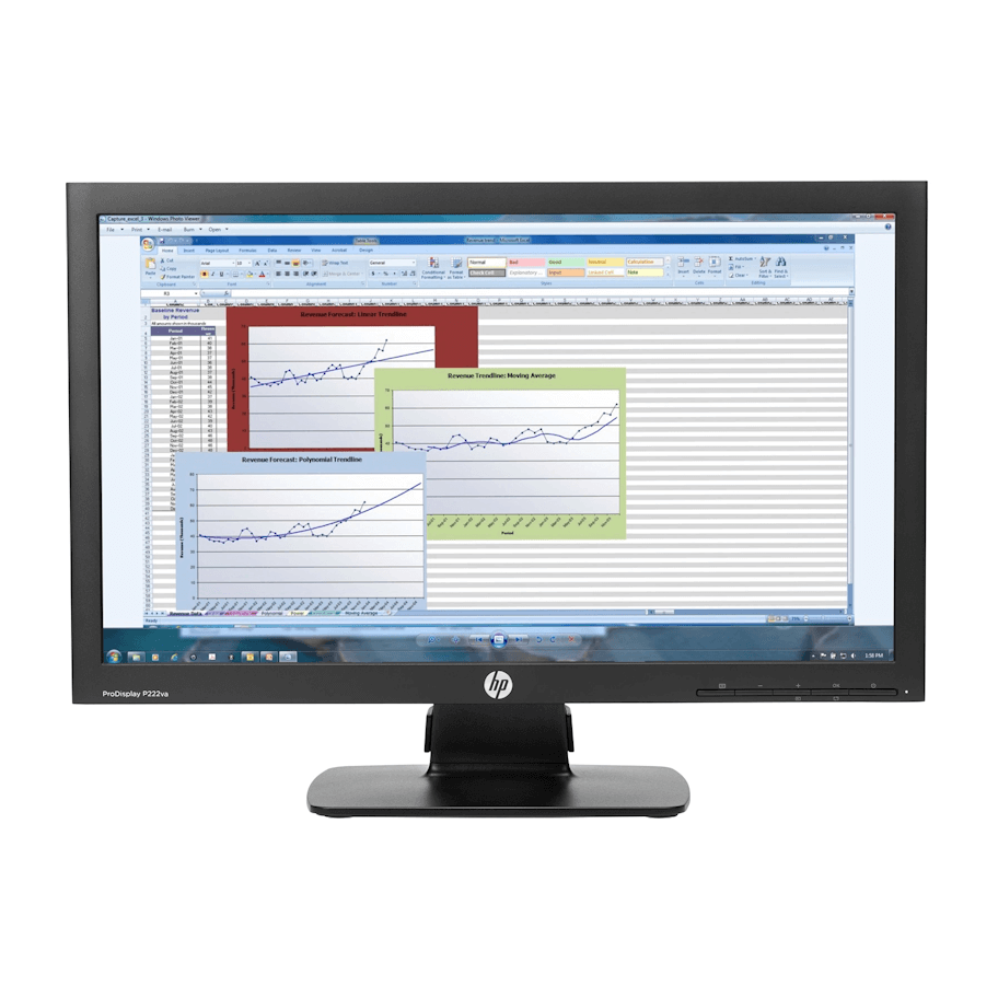 HP ProDisplay P222va