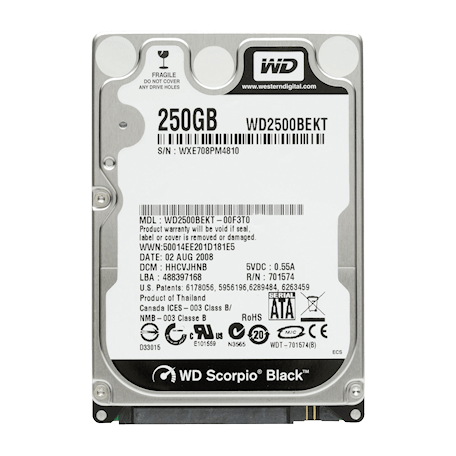 Western Digital Black WD2500BEKT