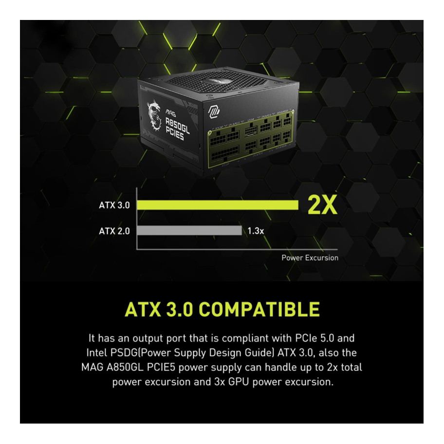 MSI MAG A850GL PCIE5