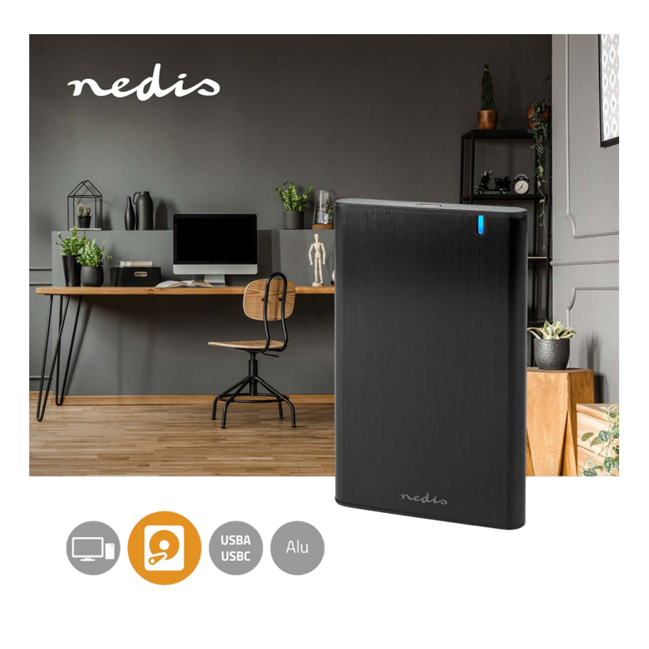 Nedis HDDE25410BK