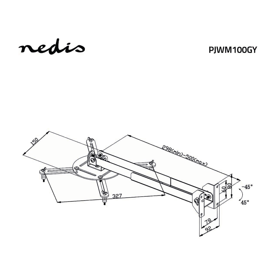 Nedis PJWM100GY