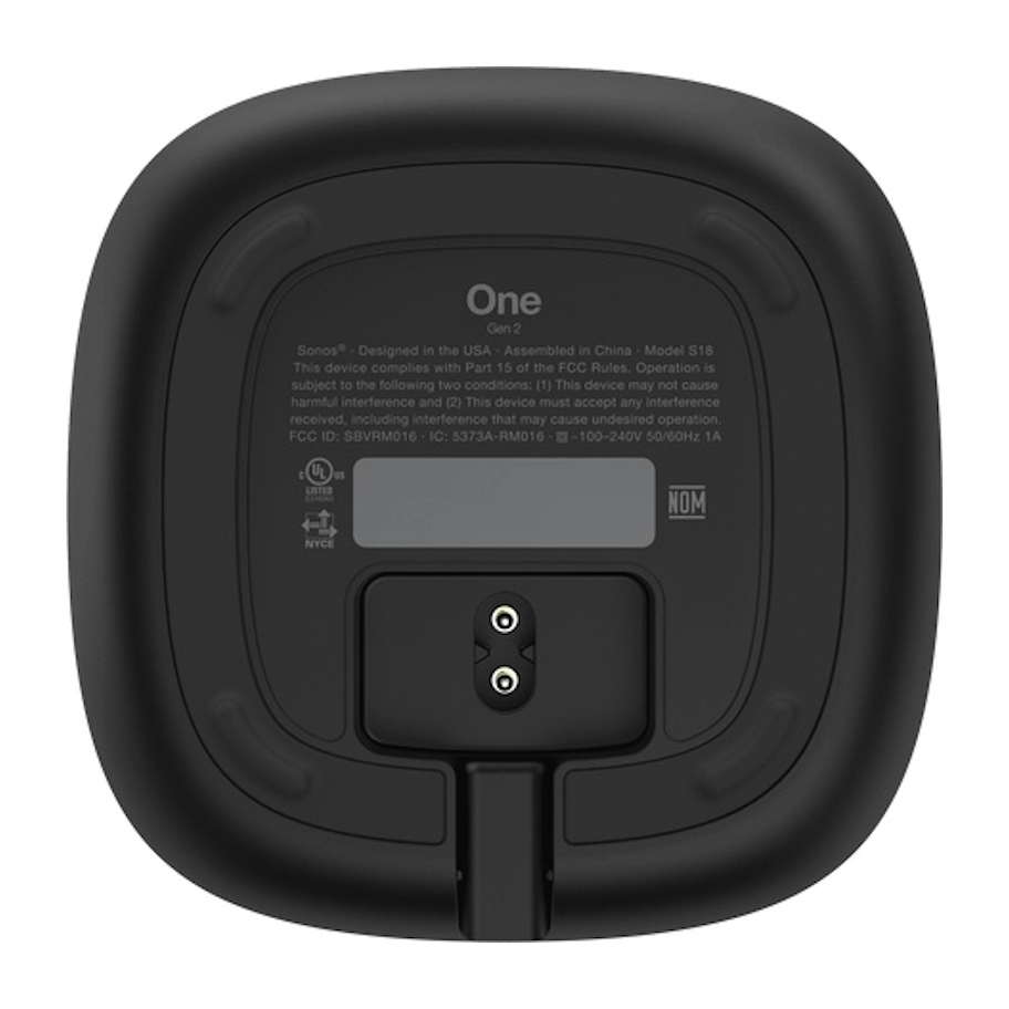 Sonos ONEG2EU1BLK